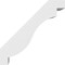 Ekena Millwork 5-in. W x 18-in. D x 18-in. H Copenhagen Architectural Grade PVC Knee Brace BRCP05X18X18CHG - alternate 2